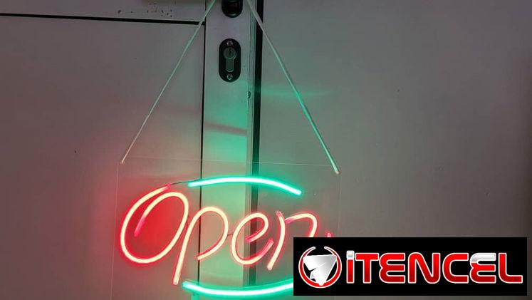 ⭐Carteles Open para su Negocio