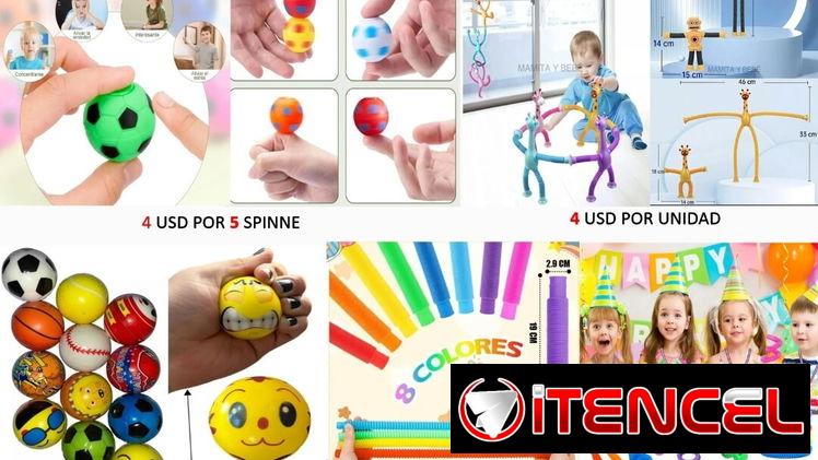 Juguetes variados para niños