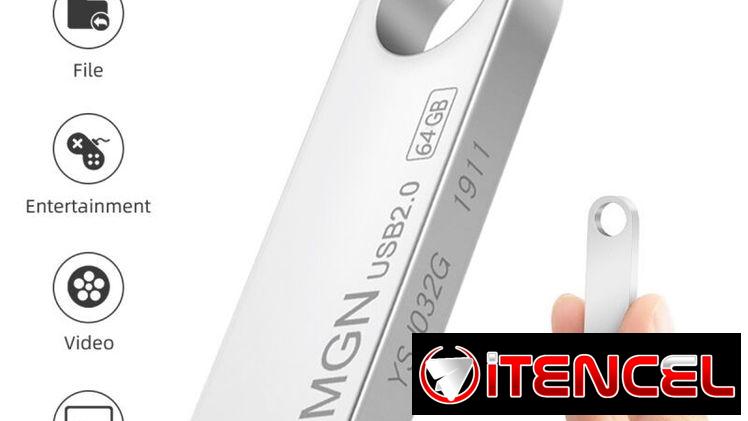 Memoria PC Usb 64gb Usb 2.0 Plateada de Metal Nueva Caja 58483450