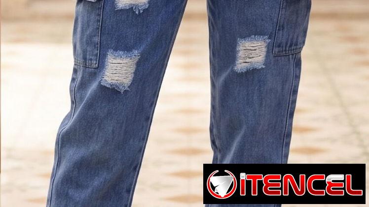 pantalones cargo, pantalones rotos de mujer, pantalones unisex, boyfriend unisex, pantalones de mezclilla rotos