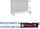 Estantes metálicos simples y dobles para su negocio