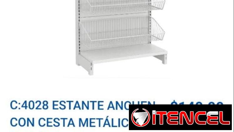 Estantes metálicos simples y dobles para su negocio