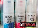 Tintas Epson 544 Juego de 3 Colores Cian Magenta y Amarillo