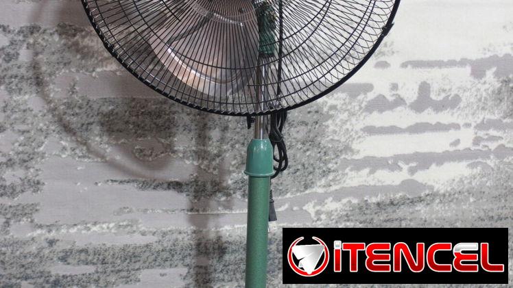 Ventilador industrial de pedestal JINGHAN 18 pulgadas