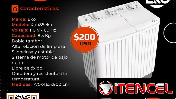 🧼 LAVADORA SEMIAUTOMÁTICA EKO 8.5 KG. FACTURA Y GARANTÍA. TLF 54833699