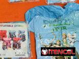 Truzas, salvavidas, pistolas y caretas de agua,protector solar niño