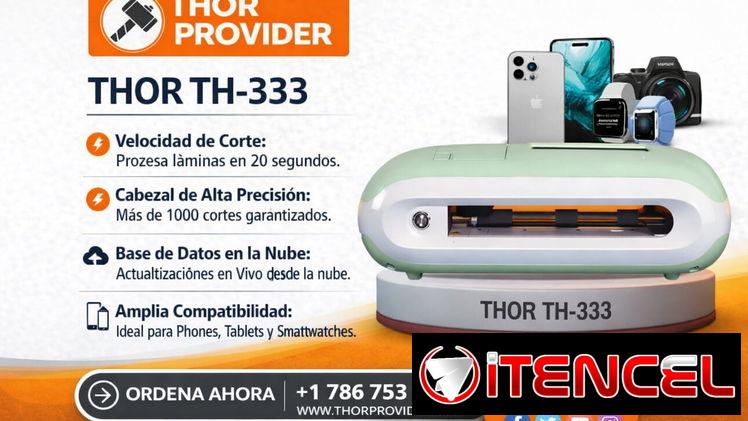 Máquina THOR TH‑333 / cortadora profesional de láminas hydrogel para dispositivos electrónicos