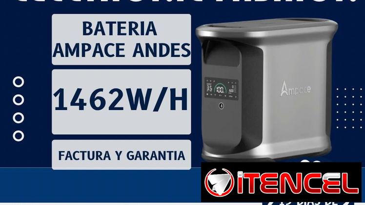 ✅AMPACE ANDES 1500 1462 WH 2400W PICO 3600W 750 USD  TELEVISORES LAVADORAS NEVERAS PLANTAS ELÉCTRICAS ECO FLOW