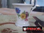 Tasa de Té Vintage de Porcelana de Weimar