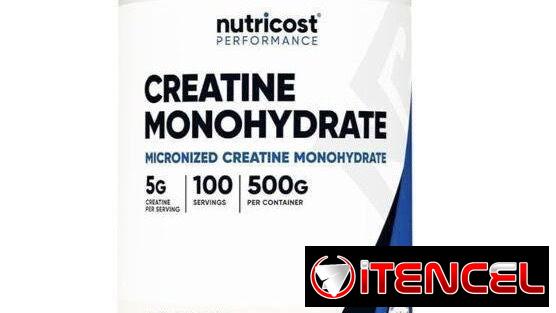 Creatina Nutricost Monohydrate de 100 servicios