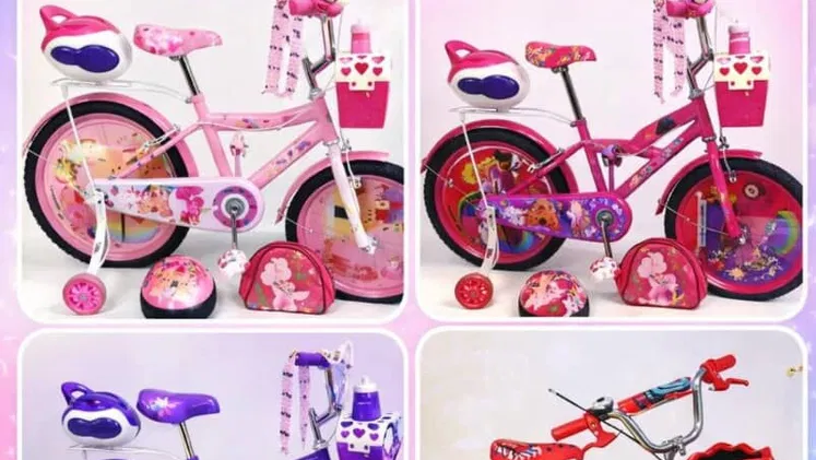 Bicicletas para niños con todos sus accesorios  medidas 20″