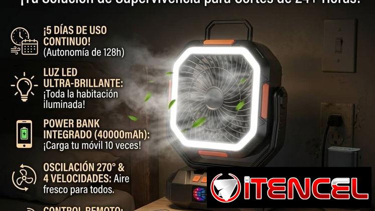 Ventilador Recargable F22 40 000 mAh Precio 78 USD