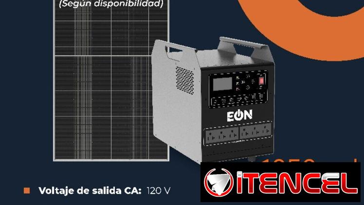 Estación d Energía 1kw-1280w + Panel Solar