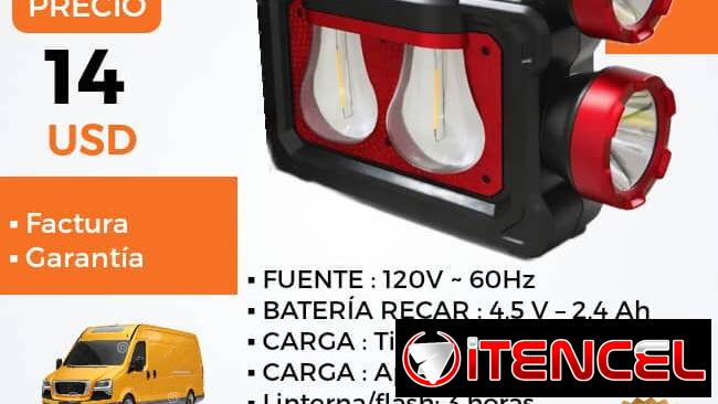 Lámpara Recargable HURRY BOLT