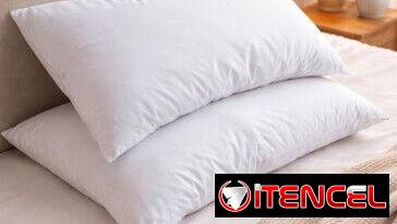 Set de 2 Almohadas a 15 USD. Hipoalergénicas,  antiacaros y antibacteriales.  WhatsApp 56249037
