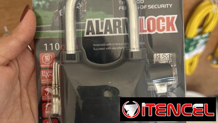 Candado con alarma. Nuevo