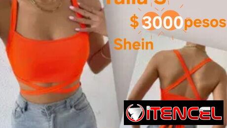 Blusa corta shein