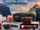 KIT Solar SUMRY CON TODO, 2 BATERIAS 24V 100AH 5120Wh marca HumSIENK LiFePO4
