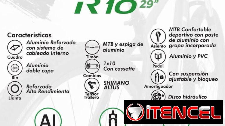 BICICLETAS RALI R-10 HIDRÁULICAS 29″ NUEVAS