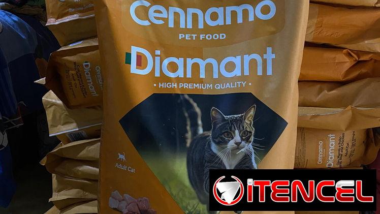 Cennamo Diamant 15 kg para gatos adultos, sabor res y pollo