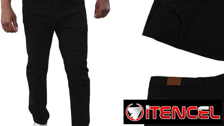 Pantalones de mezclilla elastizados