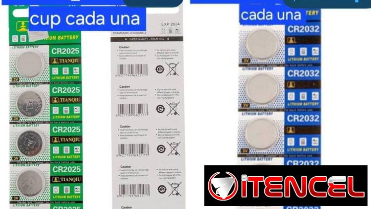 Pilas CR_2025 y CR_2032 en venta