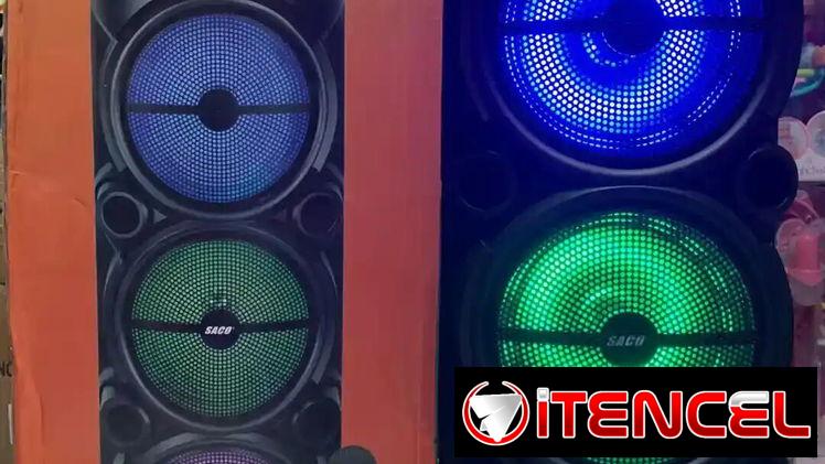 BOCINA SACO / NUEVO / ORIGINAL / ALTA CALIDAD DE AUDIO / MICROFONO INCLUIDO /