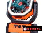 Ventilador Recargable F6 Portátil con LED y Control Remoto