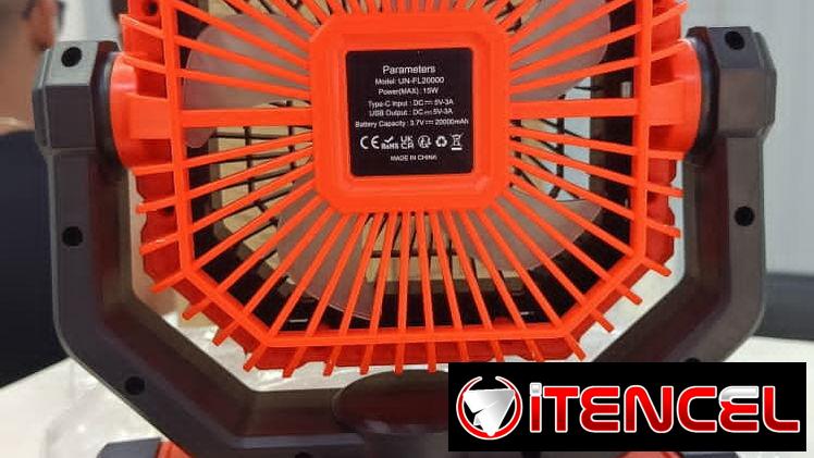 VENTILADOR RECARGABLE F6