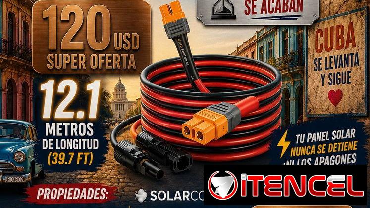 Cable tipo XT60i de 12.1 metros