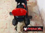 Cuadro de bicimoto tekno con pedales, con asientos, guardafango, cadena, burro, frente