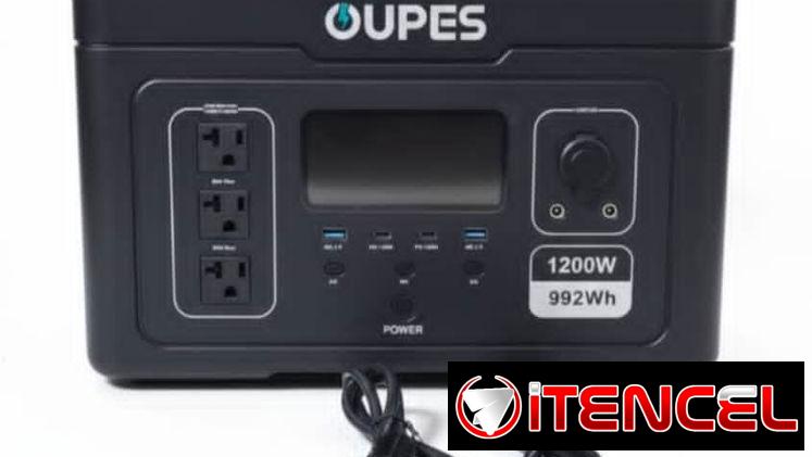 Estación de energía marca OUPES ( 1200W/ 992 WH)