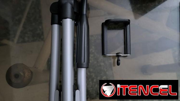 Trípode para cámara + base para teléfono