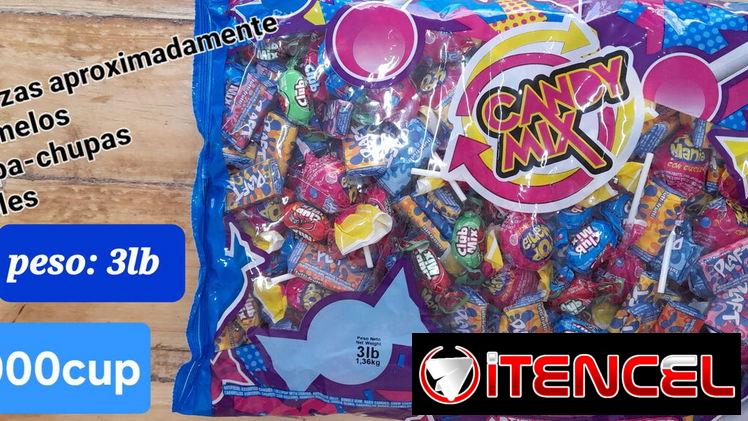 Bolsas piñateras, paq caramelos, pastillitas, malvaviscos, chambelonas, chupa-chupas, chicles, confeti, jugueticos