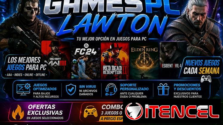 🔥🎮 ¡LOS MEJORES JUEGOS DE PC ESTÁN AQUÍ! 🎮🔥  📍 GAMESPC LAWTON  💻 Juegos AAA + juegos para PC bajas ⚡ Instalación r
