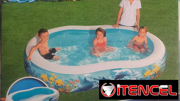 Piscinas inflables Bestway(marca💯) para que tu niñ@ se refresque en este calor: redonda 30usd y grande ovalada 100usd