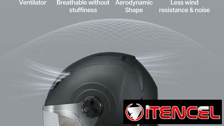NUEVO Casco semi intengral Vevor para moto