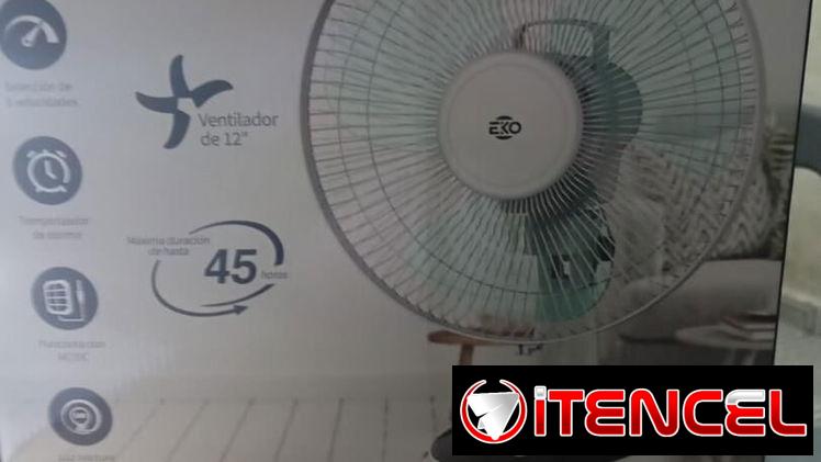 *DISPONIBLE* VENTILADOR RECARGABLE DE MESA 12“ Marca: Eko