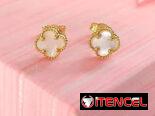 LM Joyeria. Aretes Van Cleef originales oro 10k.  Incluimos garantía. Precios en cada foto. Mensajería disponible.