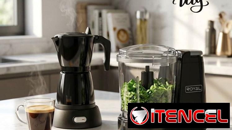 Cafetera eléctrica+ mini procesador Oferta!