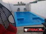 Casa en La playa con paneles solares