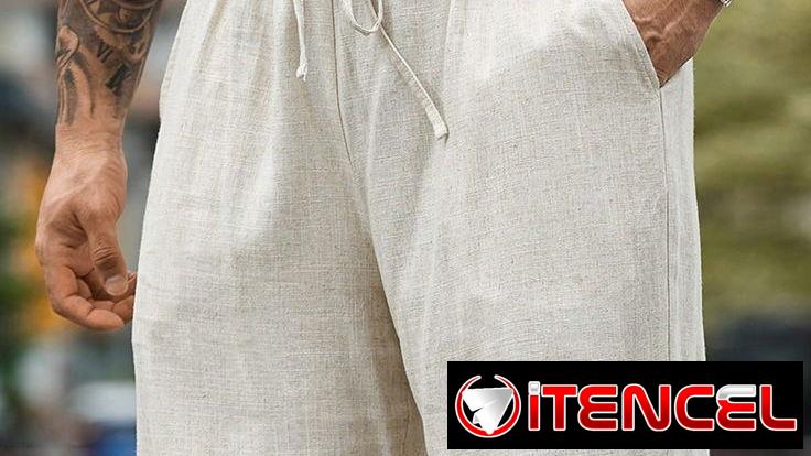 Conjunto Shorts y camisa de lino 58547626