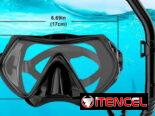 Set de buceo con máscara con cristal polarizado