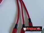Tengo súper cable de carga trenzado y reforzado de metal 3 en 1 muy fuerte y duradero!!