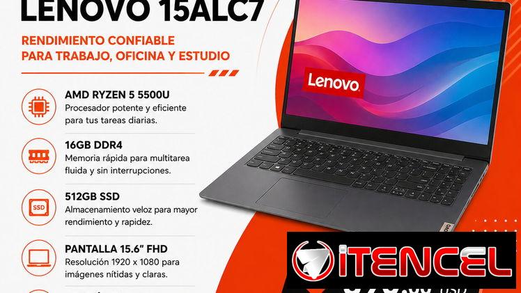 Laptop Lenovo 15ALC7 Ryzen 5 5500U 16GB 512GB SSD | 15.6” FHD Grado A Plus en La Habana