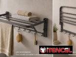 Toallero Plegable de Pared con Ganchos  💲 PRECIO: 25 USD. Coloca orden y belleza en tu hogar. 📞56249037
