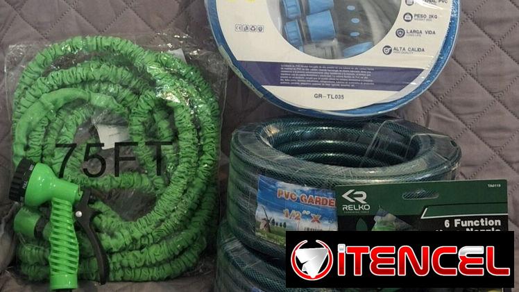 Manguera de Agua. GRIMAX-GARDEN HOSE-MAGIC HOSE. Full Accesorios de 15-20-23 metros