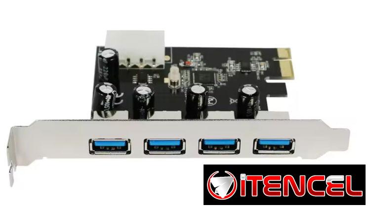 – Tarjeta de expansión pci-e a 4 usb3.0