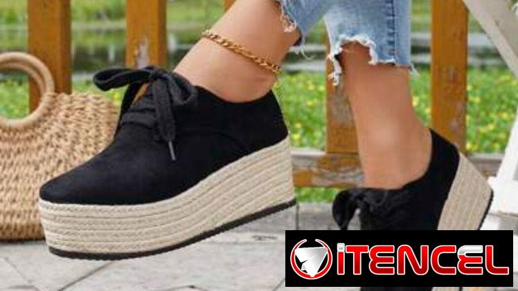 Zapatos negros de plataforma