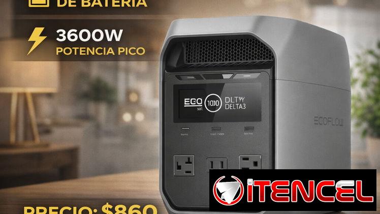 🚀EcoFlow Delta 2 Delta 3 Bluett e Ventilador Recargable ✅Entrega Gratis✅